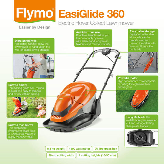 EasiGlide 360 Hover Lawnmower image number null